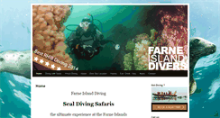 Desktop Screenshot of farneislanddivers.co.uk